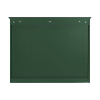 Wall-Mounted Bathroom Storage Cabinet With Mirror And Open Shelves
