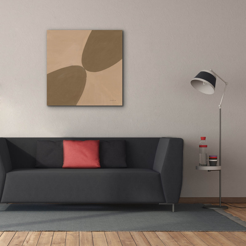 «Unity Brown» par Danhui Nai, art mural sur toile, H 37 po x l 37 po