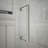 DreamLine Unidoor Plus 55 - 55.5 inch W x 72 inch H Frameless Hinged Shower Door in Chrome-121870767-121870772