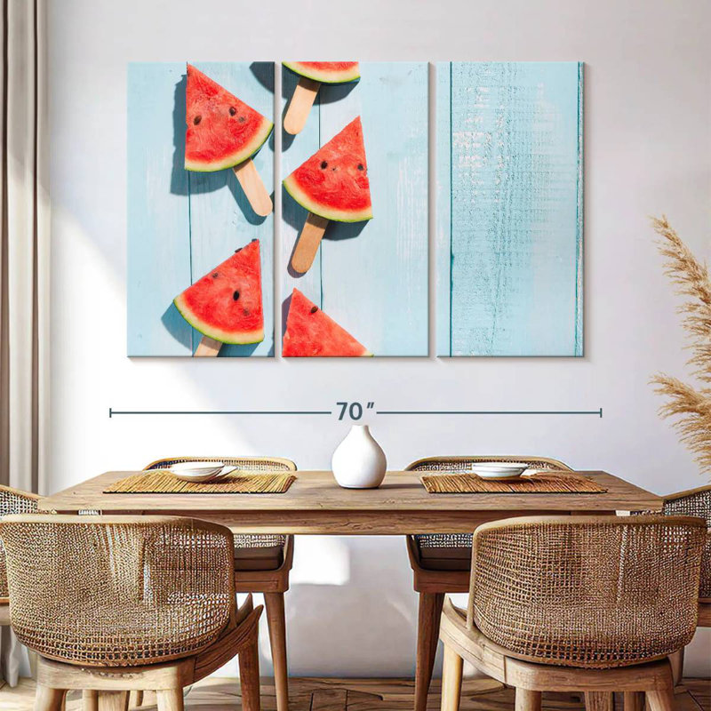 Yarlin Watermelon, 42" H x 65" W