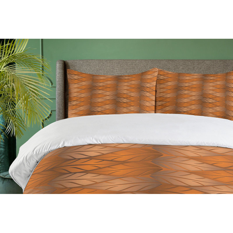 Traditional Polyester Geometric Shapes Duvet Cover, King