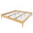 15 Inch High King Size Solid Dry Bamboo Wood Platform Bed Frame, with Wood Slat Metal Support, Modern & Minimalist Style, No Box Spring Needed, Easy Assembly-2115578490-2115578493