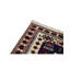 Hand-Knotted High-Quality Ivory, Blue, and Red Area Rug