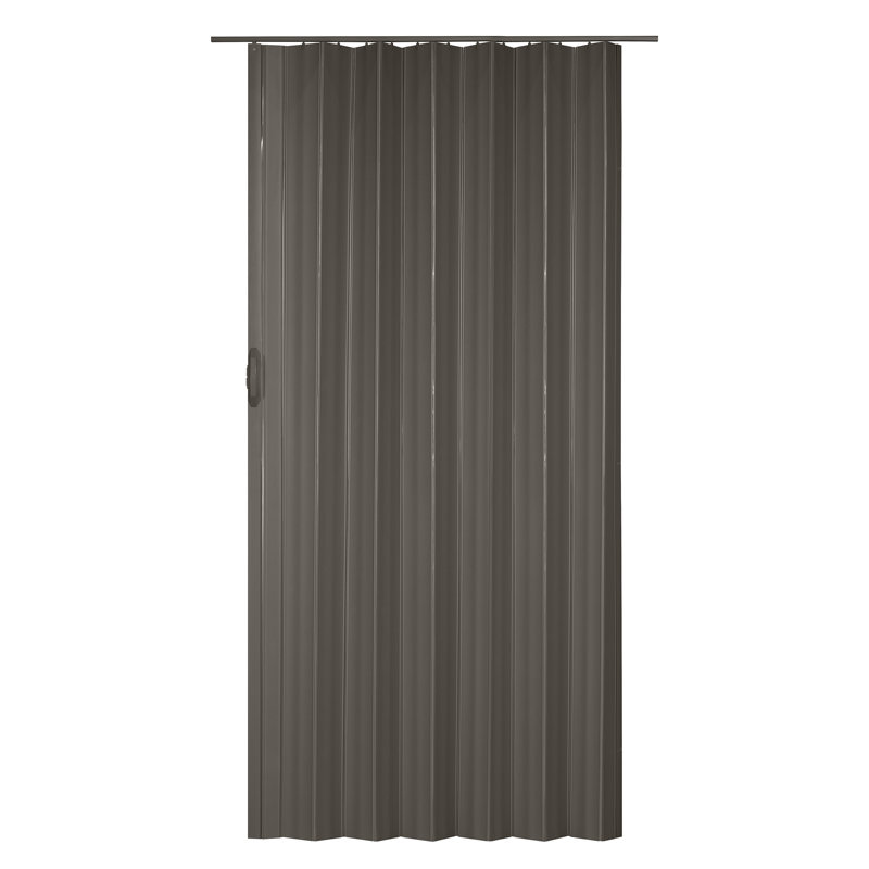 Porte accordéon en PVC / vinyle Spectrum Sienna, 48 po x 80 po, Gris
