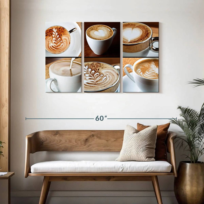 Yarlin Coffee Artistry, 28" H x 45" W