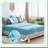 Mountain Marble Watercolor Comforter Set - Retro Style 7pcs Bedding Set for Queen Size Bed - Ultra Soft Bed in a Bag with Burning Mountain Print