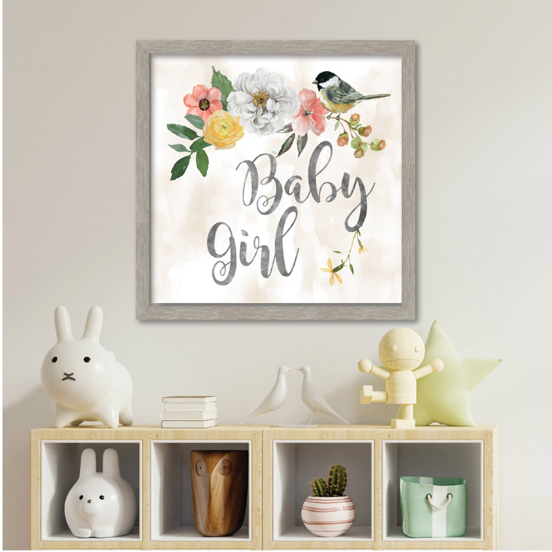 Tableau encadré Baby Girl 16 x 16