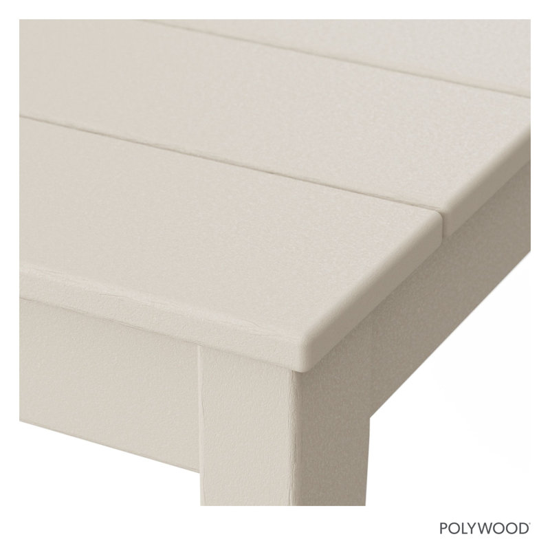 POLYWOOD Newport 36" Conversation Table, Sand