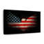 «US Flag American Eagle and Flag», reproduction sur toile-92519426