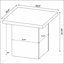 Ensemble de tables basses 3 pièces Exeter Mango Square, durable et élégant avec des plateaux spacieux et une fabrication écologique