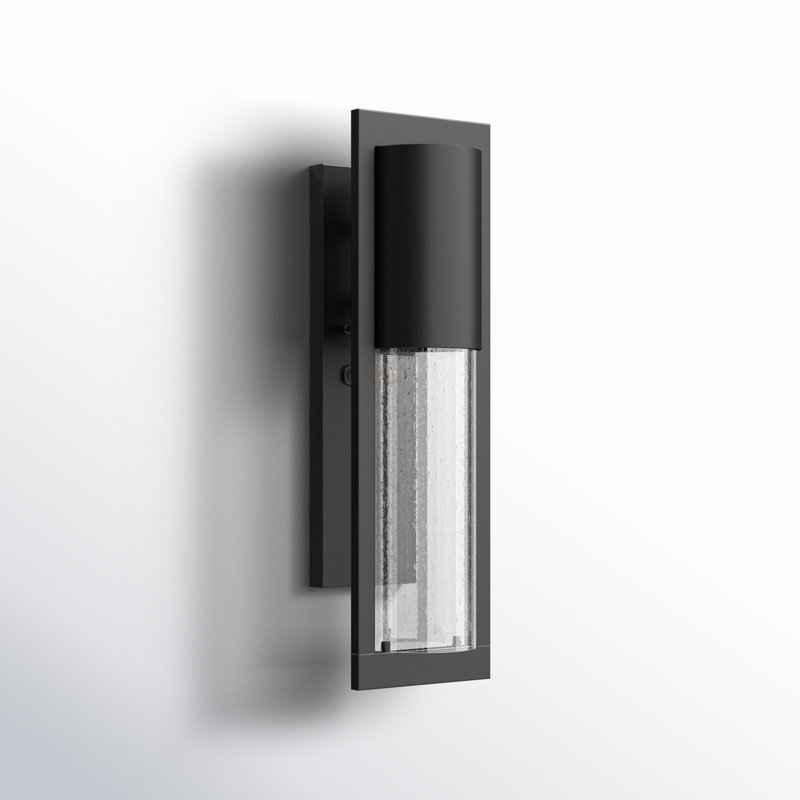 Dwell LED Outdoor Sconce, Black, 15.5" H x 4.5" W x 4.75" D, Incandescent