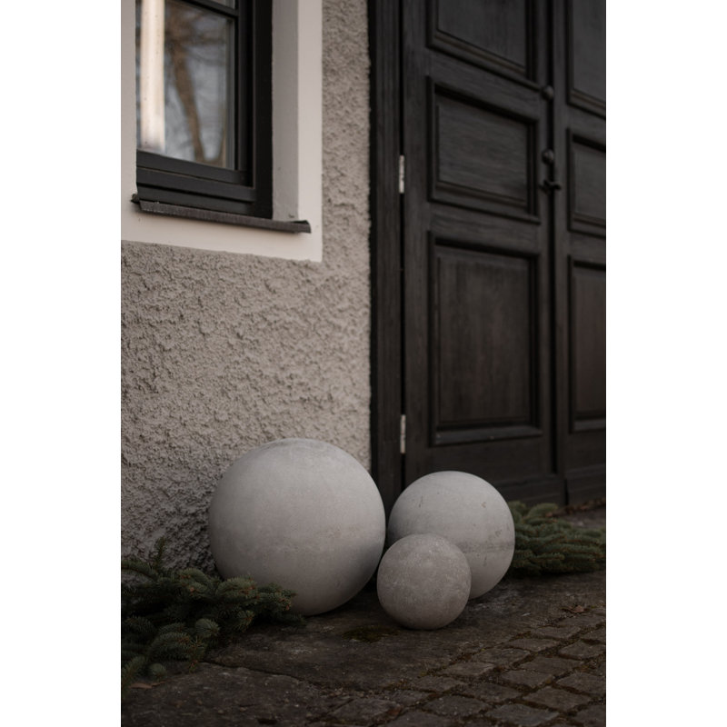 Concrete Abstract Garden Accents Accessories, 11.81" H x 11.81" W x 11.81" D