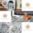 Washable Area Rugs Non-Slip Modern Abstract Soft for Living Room Entryway Bedroom, Print Pattern-390002776