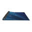 Bleu/gris abstrait Tapis décoratif-1171139738