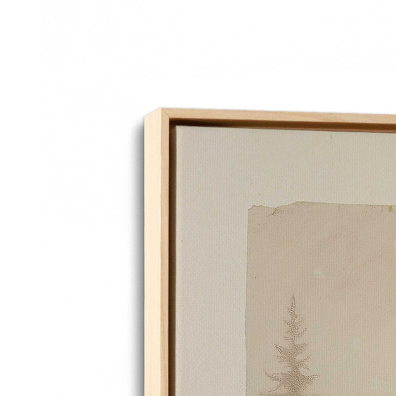 Impression sur toile Steam Over Snow, H 18,75 po x l 12,75 po, Érable américain