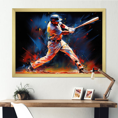 Baseball Swing Of Emotion IV - Sports, reproduction d'art sur toile