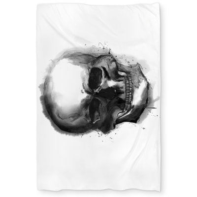 Watercolor Dark Skull Duvet Cover | Unique Home Decor