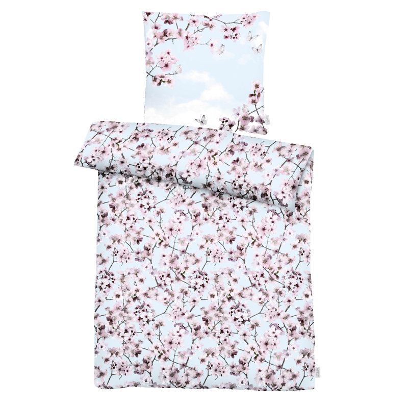 No Pattern Duvet Cover Set with Pillowcases, Single - 1 Pillowcase (80 x 80 cm), White