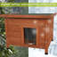 Niche pour chien en bois massif, conception exquise pour les petits animaux