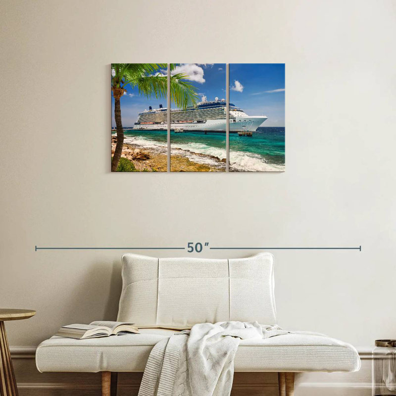 Mehar Tropical Cruise Ship, 20" H x 33" W