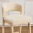 26.2"H Mid-Century Upholstered Linen Counter Stool With Solid Wood Frame-647992132