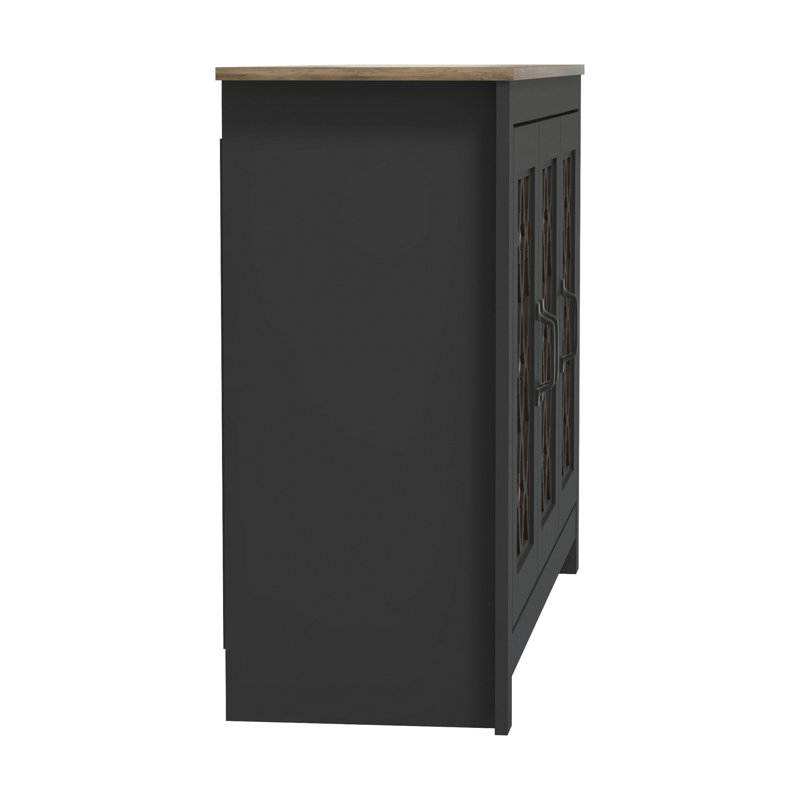 Chessani 16 Pair Shoe Storage Cabinet, Noir