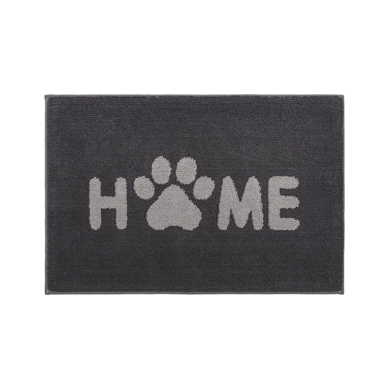 Non-slip Indoor Doormat, 20'' W x 32'' L, Black