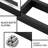 4 - Piece Bathroom Hardware Set Towel Bar Set with Toilet Paper Holder 2 in 1 Towel Hooks-92199075
