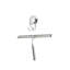 Croydex Stick 'n' Lock Chrome Shower Squeegee-105920877