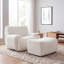 1 Seater Chenille Sofa-1359779491