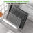 26L Electric Air Fryer Oven - 1700 Watts Countertop Rotisserie Combo with 10 Digital Quick Menu Presets (Stainless Steel)
