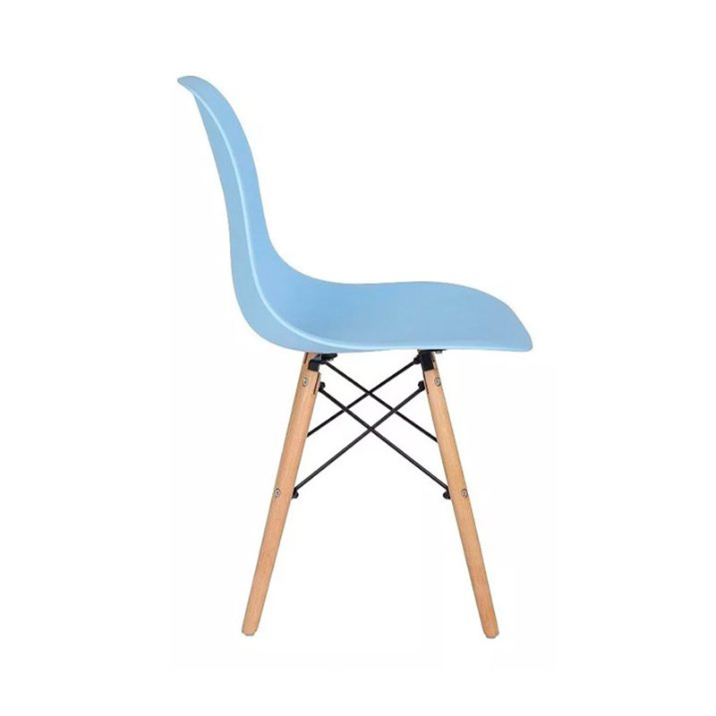 Chaise d'appoint Chu (ensemble 4), Bleu