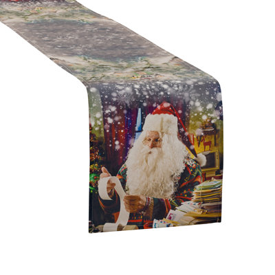Chemin de table géométrique de Noël