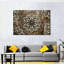 Impression sur toile Floral Mandalas géométriques-1778638635