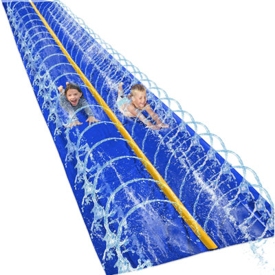 18FT Double Slip and Slide Water Slide for Kids Red