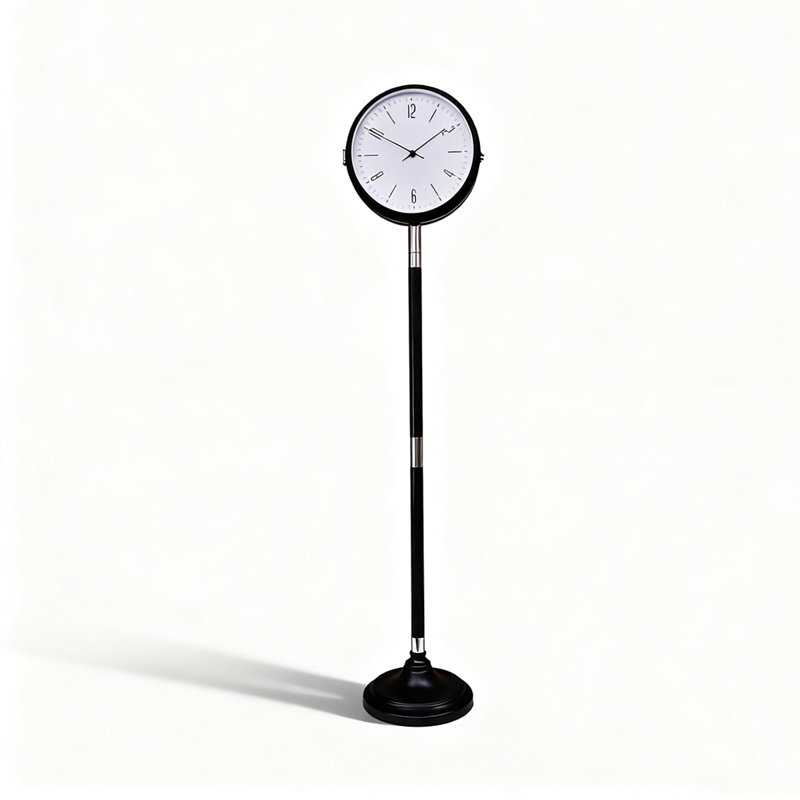 Modern Minimalist Double Sided Silent Floor Clock