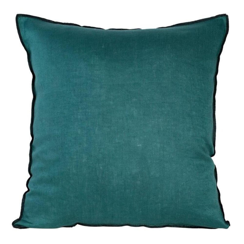 Microfiber Square Pillow Case, Turquoise