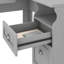 Ensemble de bureau d'ordinateur en L 3 pièces avec huche Huckins-712257282