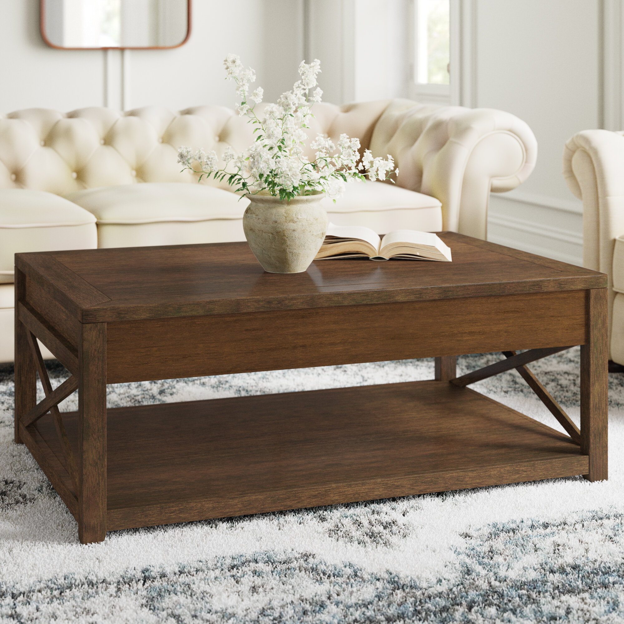 Lark Manor™ Winni Lift Top Coffee Table with Storage & Reviews ...