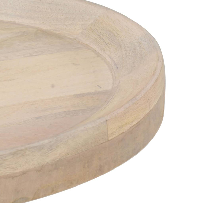 Urbano Solid Wood Pedestal End Table
