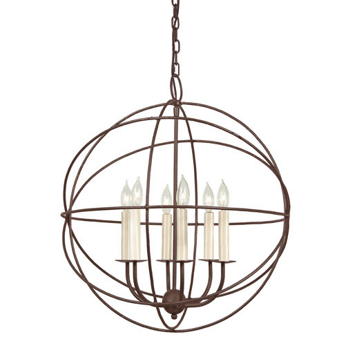 Politte 6 - Light Sphere Pendant, Rust
