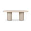 Poole Outdoor Dining Table 78"-Textured Sand Concrete