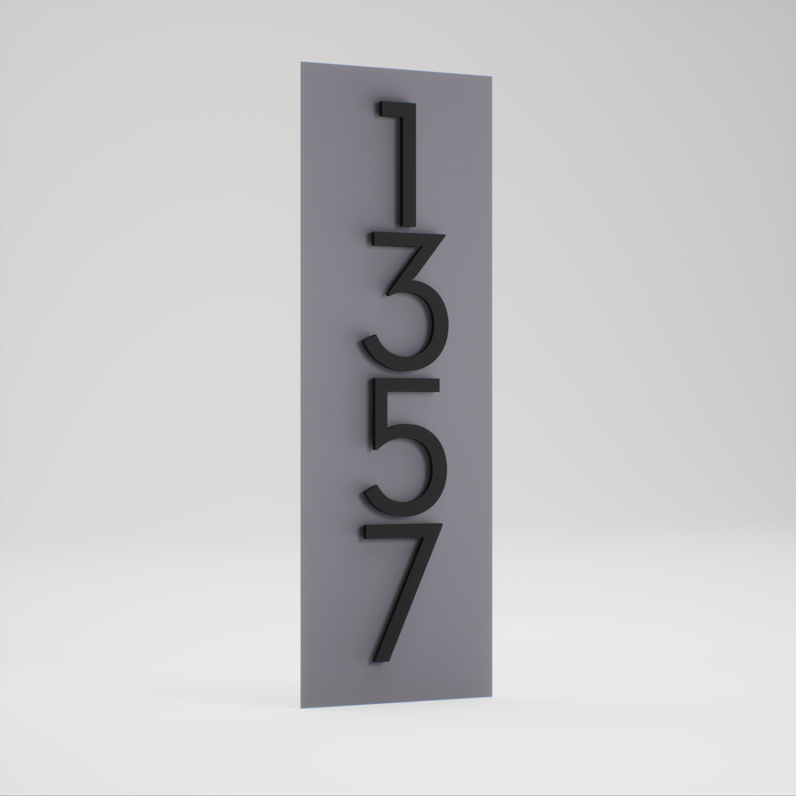 Simply Sweet Wall Address Plaque, Yes, Gray, Black