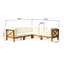 Luthersville Acacia 5 - Person Modular Patio Conversation Set with Cushions-746633753