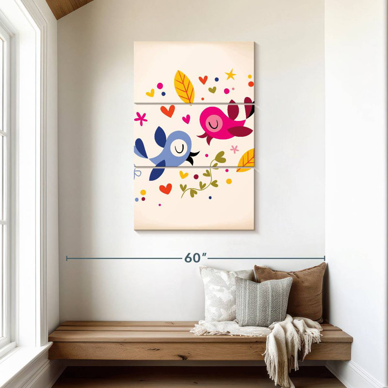 Âmes sœurs Brampt Bird, H 45 po x l 28 po