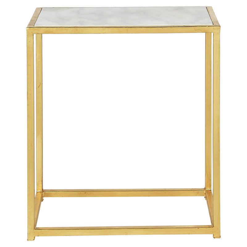 Paris Frame End Table, Carrera Marble