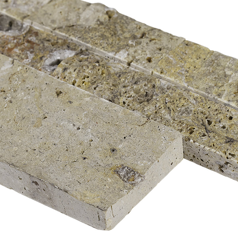 Stonecrest 6 in. x 18 in. Split Face Natural Stone Ledger Corner Wall Tile, Aurelia