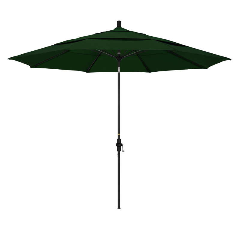 Mariyah 132'' Market Umbrella, Pacifica Hunter Green Performance Canvas