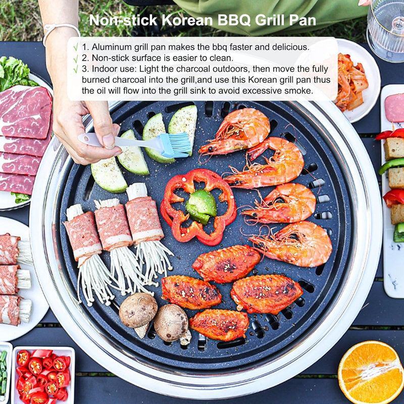 Hoomic 13.7'' W Charcoal Grill