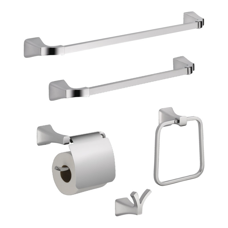 Tesla Towel Ring, Brilliance Polished Nickel